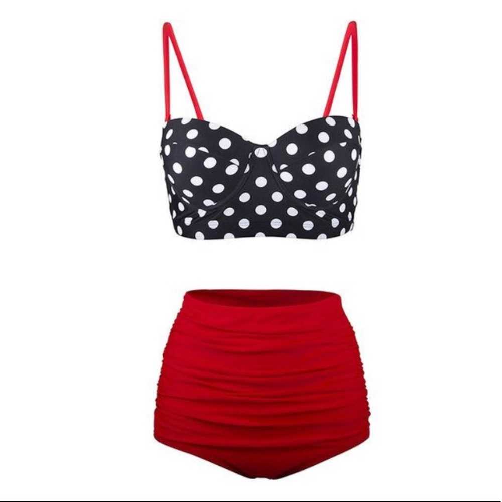 High waisted bikini
